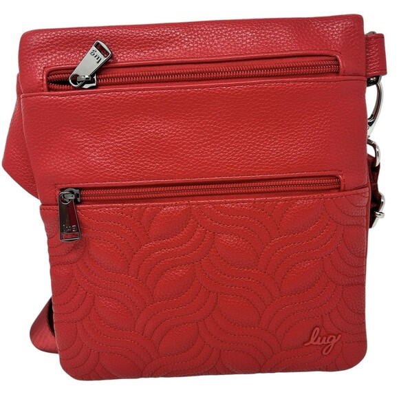 Lug Red Classic VL Adjustable Crossbody Bag Skipper Purse - Picture 2 of 15